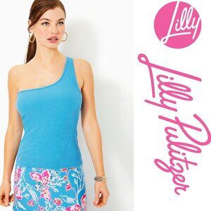 NWT Lilly Pulitzer Gael Knit Top LUNAR BLUE
